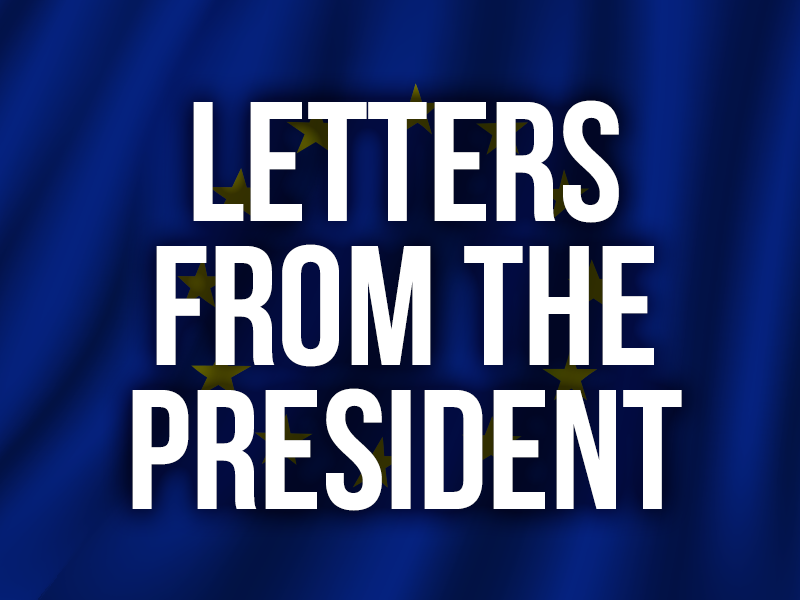 Letters from the president